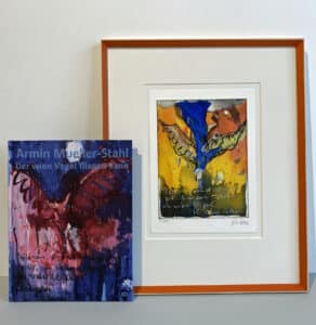 Armin Mueller-Stahl Der wien Vogel fliegen kann Giclée-Print 30 x 23 cm Vorzugsgrafik 24/200 mit Buch, 2018