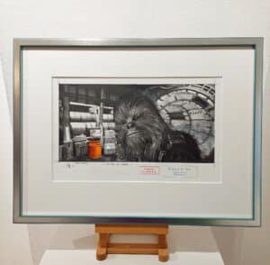 Robert Bailey Smuggling Cargo Bleistiftzeichnung 40 x 53 cm mit Rahmen Unikat