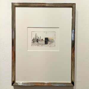 Alexander Befelein Global City 2,2013 Original-Farbradierung Auflage 5/60 Maße 40 x 30 cm (mit Passepartout)