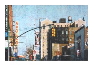 Ralph-J. Petschat New York Acryl, Pigmente, Papier auf Leinwand 100 x 150 cm Unikat