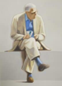 Sun Yun Park Peoplescape, My time Öl auf Leinwand 140 x 100 cm Unikat