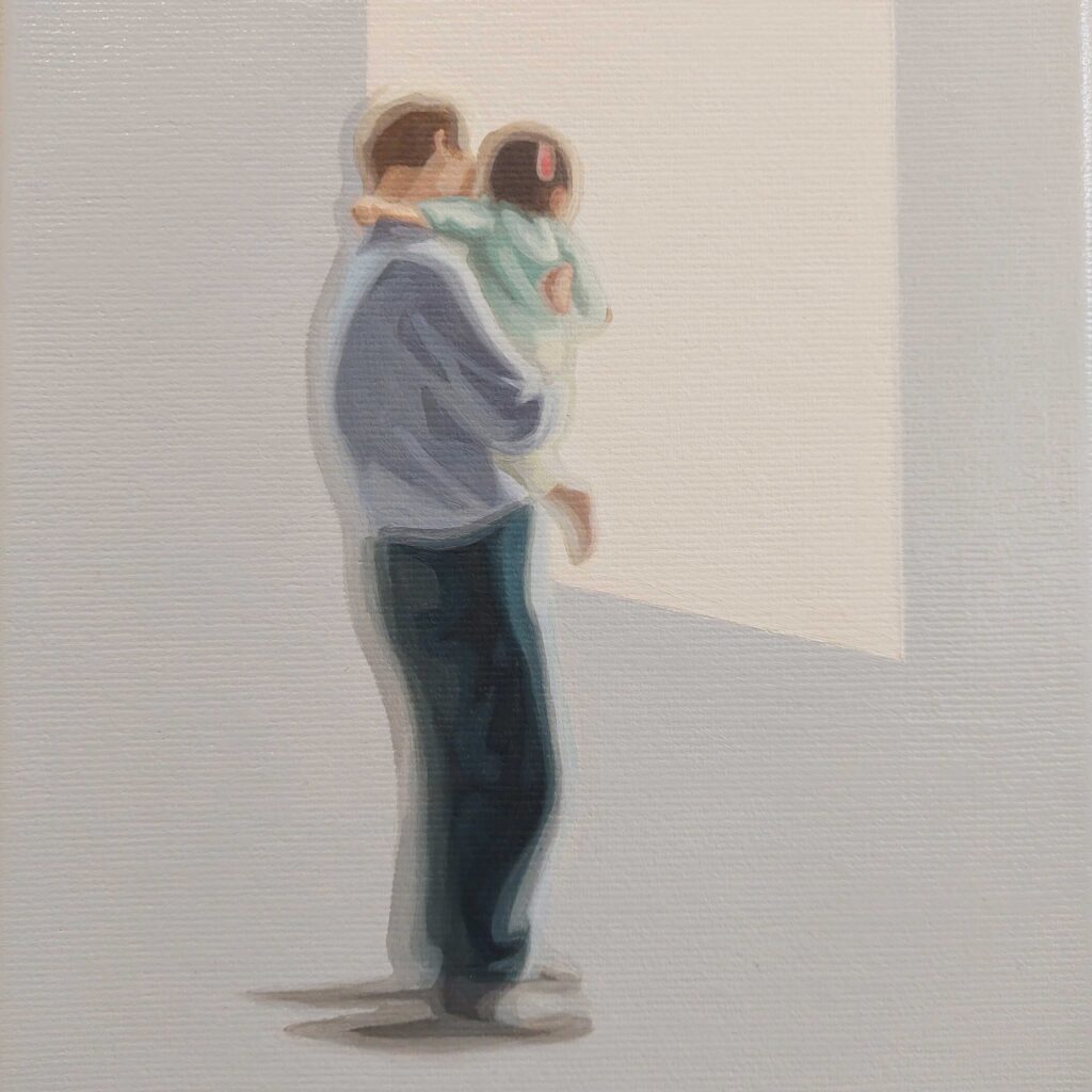 Sun Yun Park Peoplescape, Nr. 33 Öl auf Leinwand 140 x 100 cm Unikat
