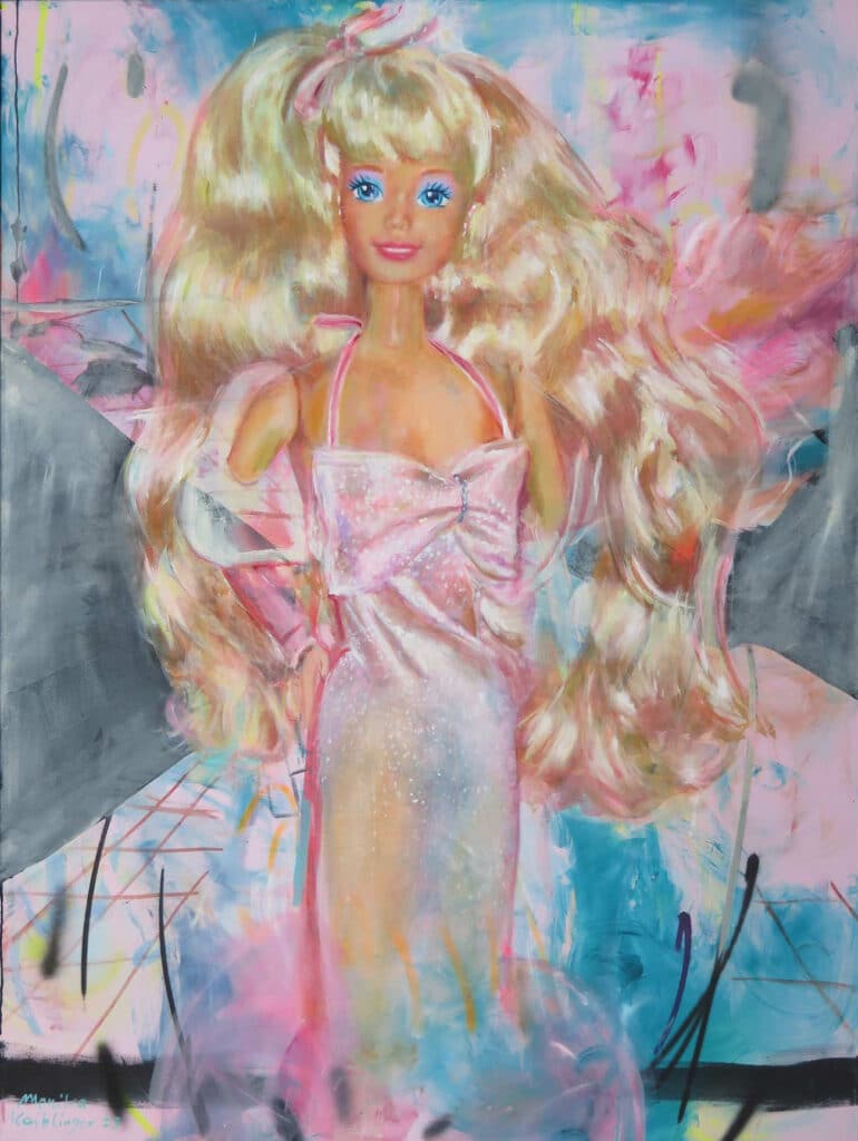 Monika Kaiblinger Blond Öl auf Leinwand 160 x 120 cm