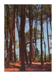 Ralph-J. Petschat Wald Acryl, Papier auf Leinwand 140 x 100 cm Unikat