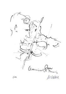 Armin Mueller-Stahl Classical New Music Lithografie 29 x 21 cm Auflage 180 Ex.