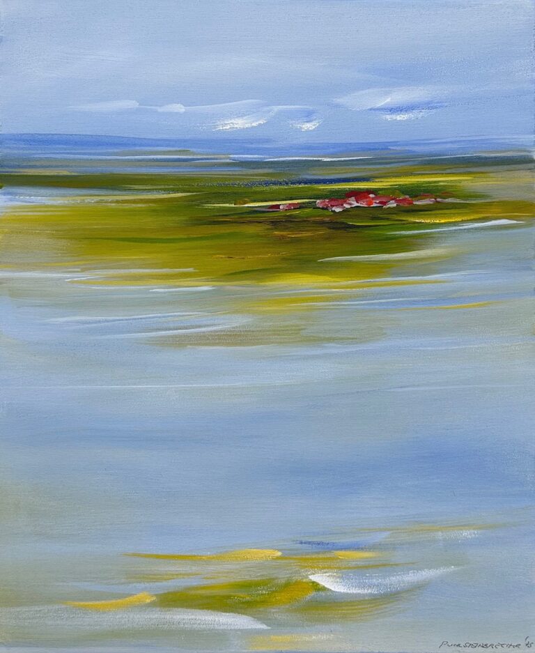 Puck Steinbrecher Das Ziel, 2025 Acryl auf Leinwand 60 x 50 cm Unikat