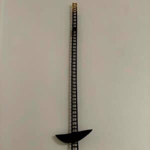 Basilius Kleinhans Leiter mit Boot Bronze, Blattgold 81 x 20 x 5 cm Unikat