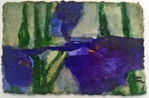 Klaus Fußmann Iris Gouache