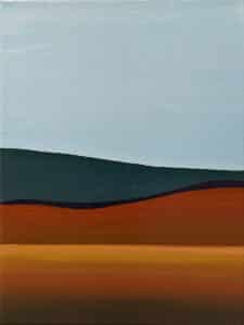 Sun Yun Park Imagiscape, braun Acryl/Leinwand 24 x 18 cm Unikat