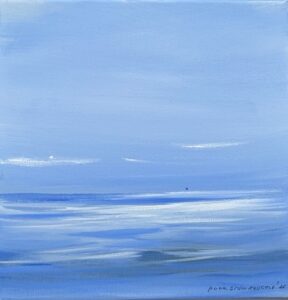 Puck Steinbrecher Meerblick II, 2025 Acryl auf Leinwand 30 x 30 cm Unikat