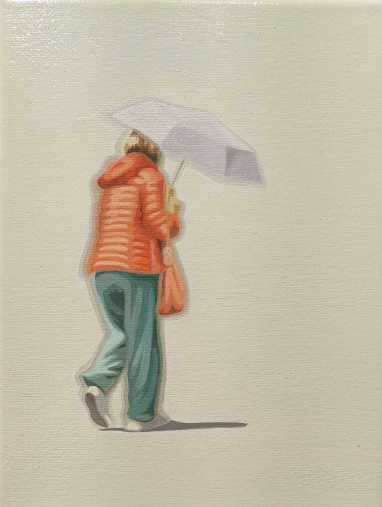 Sun Yun Park Peoplescape, Nr. 50 Öl/Leinwand 24 x 18 cm Unikat