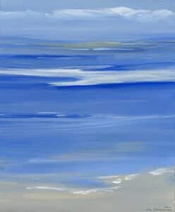 Puck Steinbrecher Nur Wasser, 2024 Acryl auf Leinwand 60 x 50 cm Unikat