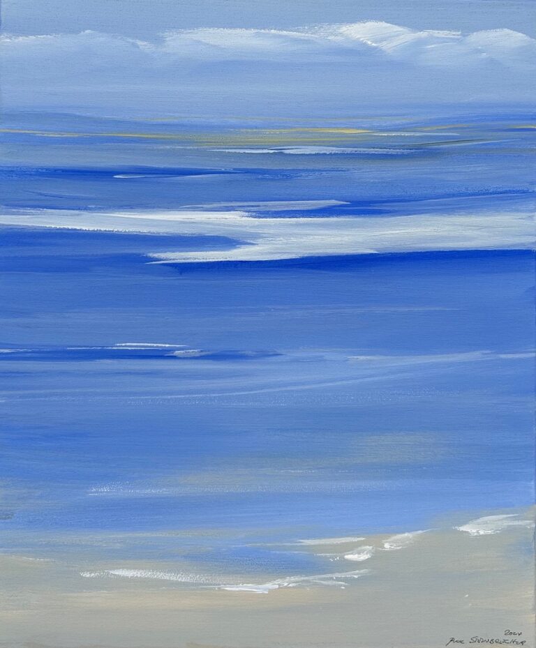 Puck Steinbrecher Nur Wasser, 2024 Acryl auf Leinwand 60 x 50 cm Unikat