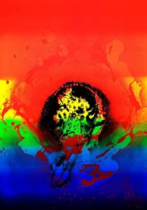 Otto Piene Nach dem Regenbogen 2 Serigraphie 99 x 69 cm