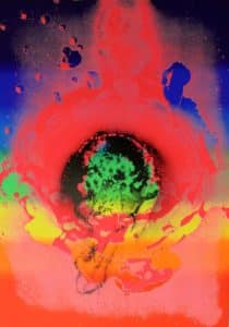 Otto Piene Nach dem Regenbogen, 1972 Serigrafie Aufl. 94/150 99 x 69 cm