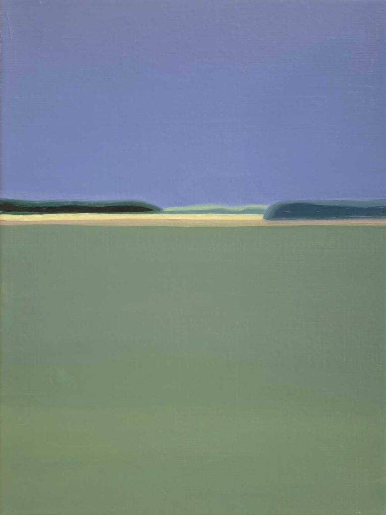 Sun Yun Park ohne Titel Öl auf Leinwand 24 x 18 cm Unikat