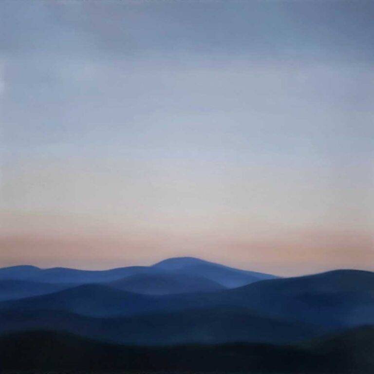 Sun-Yun Park ohne Titel Öl auf Leinwand 95 x 95 cm Unikat