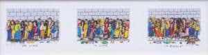 James Rizzi On Line In Line In Russia, 1992 Auflage 137/350 handsigniert 12 x 35 cm