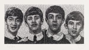 SAXA Beatles Fine Art Print 30 x 40 cm signiert und nummeriert Auflage 500 Ex.
