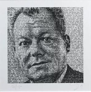 SAXA Willy Brandt Fine Art Print 20 x 20 cm signiert und nummeriert Auflage 150 Exemplare