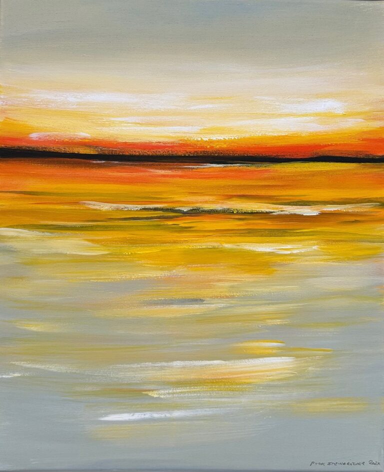 Puck Steinbrecher Sonnenwatt, 2024 Acryl auf Leinwand 60 x 50 cm Unikat