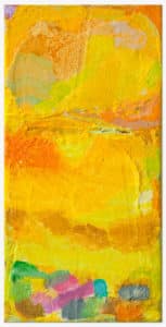 Petra Amerell, Ohne Titel (13-20), Pigmente und Binder/Leinwand, 40 x 20 cm, Unikat