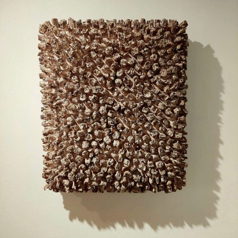 Willi Siber Wandobjekt, 2001 Holz 70 x 60 cm