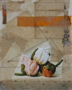 Wolfgang Zelmer Tre Papaveri Mischtechnik/LW 50x40 cm Unikat