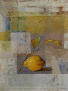 Wolfgang Zelmer Limone Grande Mischtechnik/LW 80x60 cm Unikat