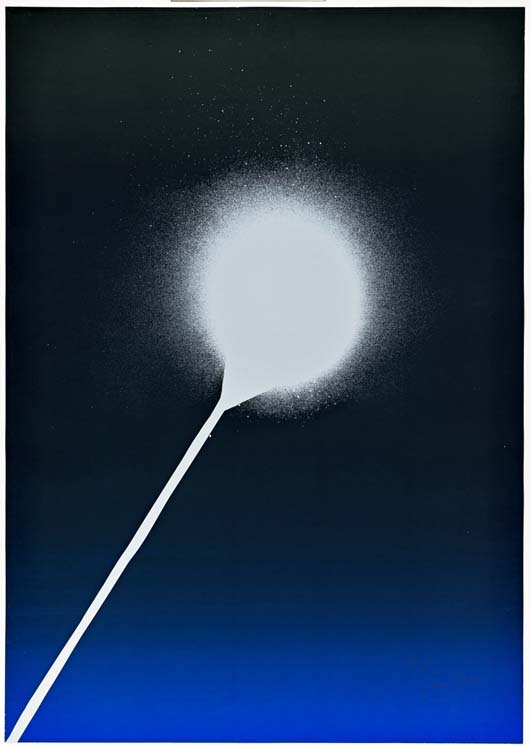 Otto Piene Apparition White Siebdruck, 1975 Auflage110/135