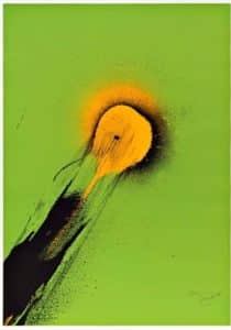 Otto Piene Ohne Titel Seriegrafie, 1975 Auflage 100 Exe. zzgl. e.a. 57 x 40 cm