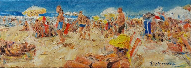 Klaus Dobrunz Copacabana 2 Öl/Leinwand 18 x 50 cm Unikat