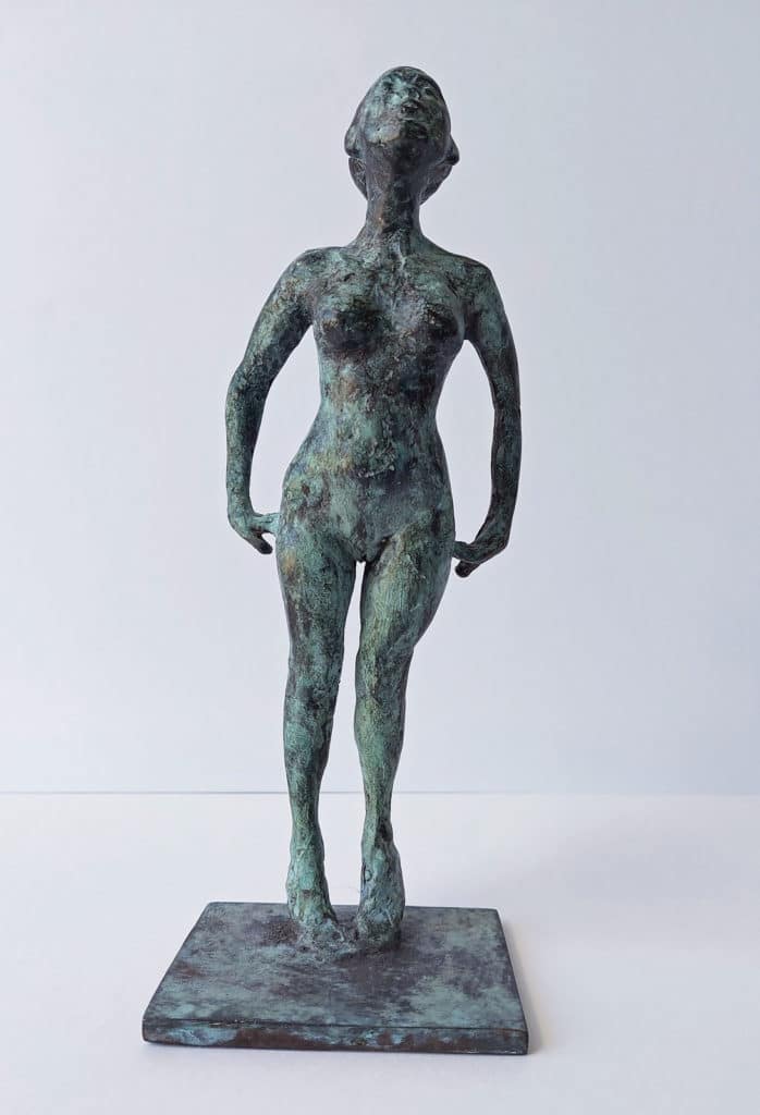 Antonio de Andrés-Gayón Frauenakt Bronze Höhe 26 cm