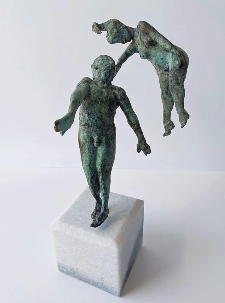 Antonio de Andrés-Gayón Hallöhrchen Bronze Höhe 25 cm
