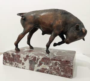 Antonio de Andrés-Gayón Stier Bronze Maße 15 x 23 cm