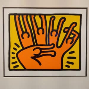 Keith Haring ohne Titel, Popshop VI, 1989 Siebdruck Auflage 200 Ex.