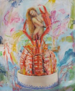Monika Kaiblinger Frutti Di Mare Acryl auf Leinwand 120 x 100 cm