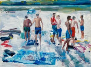 Markus Kurscheidt Seven Boys 17.59 (München) Öl/Leinwand 80 x 60 cm Unikat