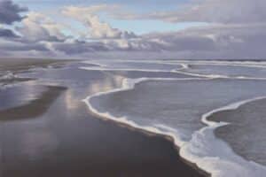 Malte von Schuckmann Spülsaum, 2025 Öl auf Leinwand 20 x 30 cm Unikat