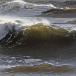 Malte von Schuckmann Wellen I, 2025 Öl auf Leinwand 40 x 40 cm Unikat