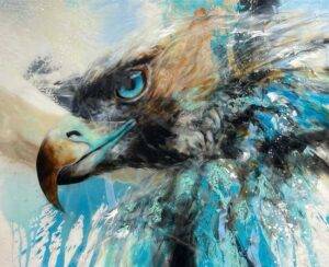 Ilona Griss-Schwärzler Absolute Power Mischtechnik/Leinwand 120 x 150 cm Unikat