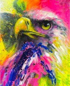 Ilona Griss-Schwärzler Absolute Power Mischtechnik/Leinwand 60 x 50 cm Unikat